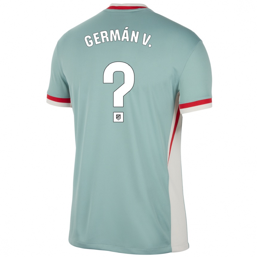 Men Football German Valera #0 Light Beige Blue Away Jersey 2024/25 T-Shirt Nz