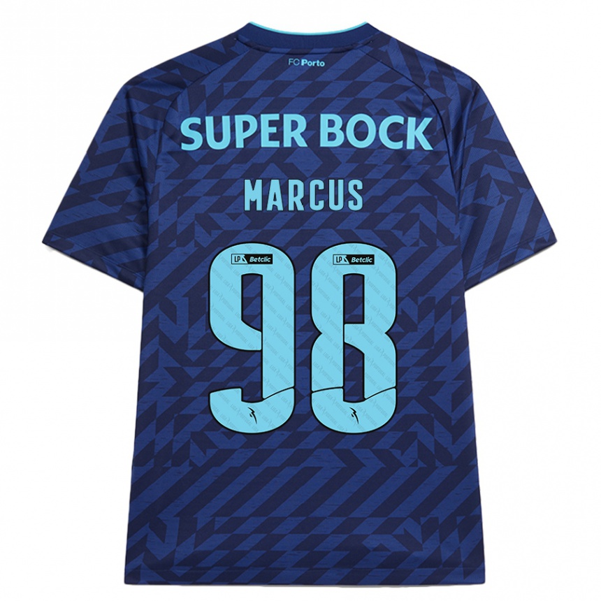 Men Football Abraham Marcus #98 Navy Blue Third Jersey 2024/25 T-Shirt Nz