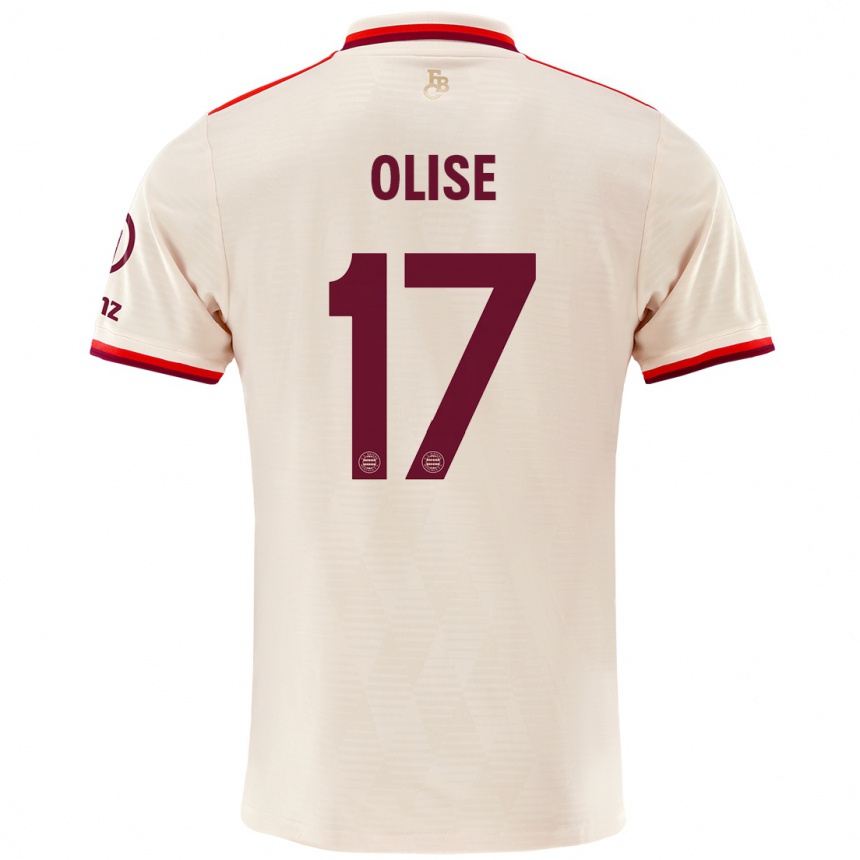 Men Football Michael Olise #17 Linen Third Jersey 2024/25 T-Shirt Nz