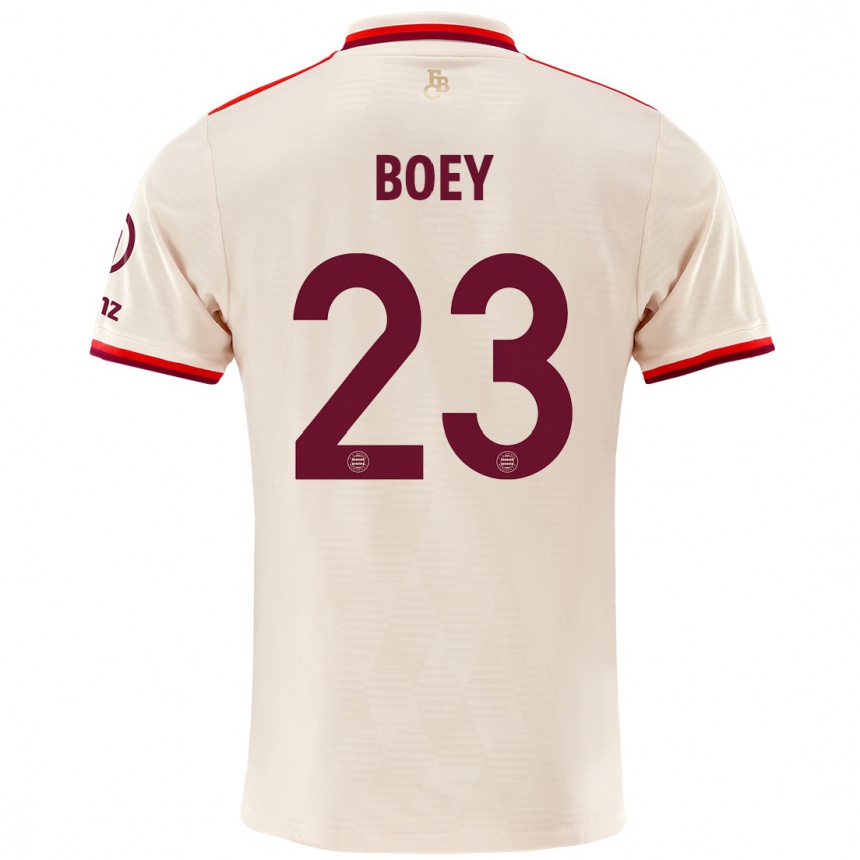 Men Football Sacha Boey #23 Linen Third Jersey 2024/25 T-Shirt Nz