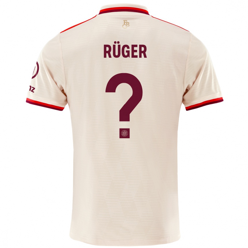 Men Football Kurt Rüger #0 Linen Third Jersey 2024/25 T-Shirt Nz