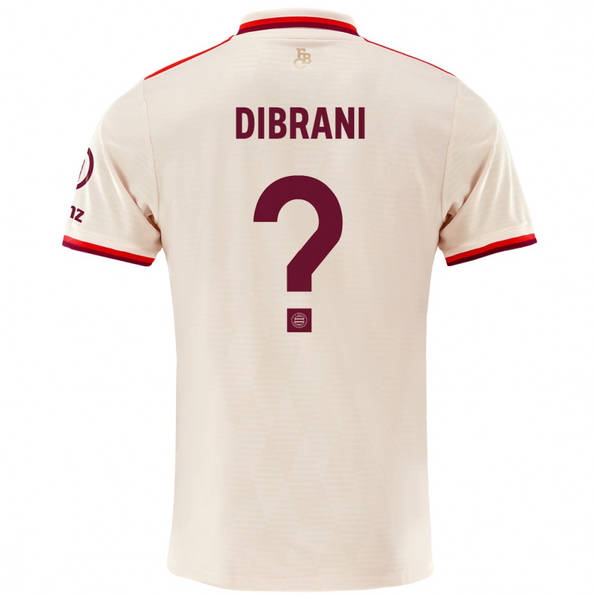 Men Football Benjamin Dibrani #0 Linen Third Jersey 2024/25 T-Shirt Nz