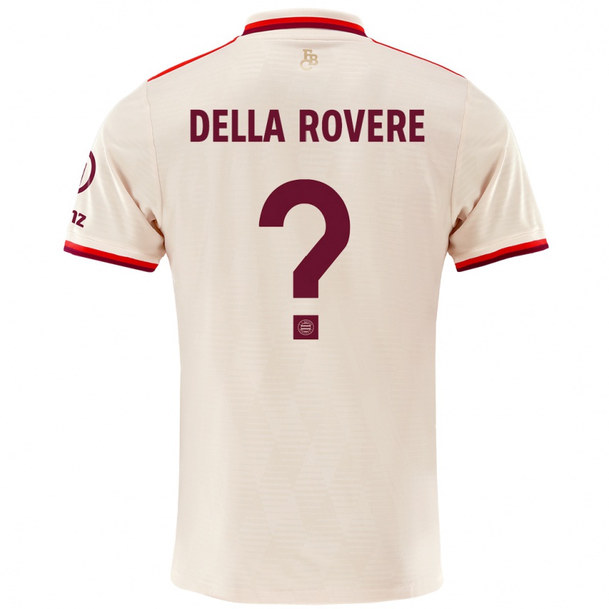 Men Football Guido Della Rovere #0 Linen Third Jersey 2024/25 T-Shirt Nz