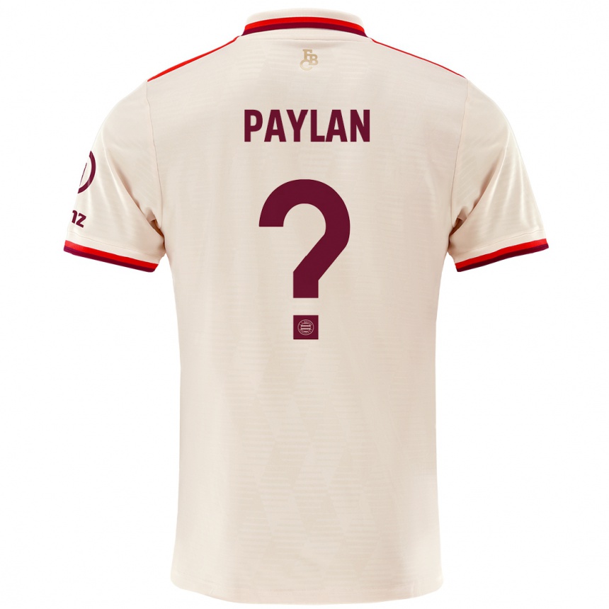 Men Football Can Paylan #0 Linen Third Jersey 2024/25 T-Shirt Nz