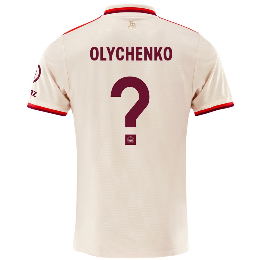 Men Football Bogdan Olychenko #0 Linen Third Jersey 2024/25 T-Shirt Nz