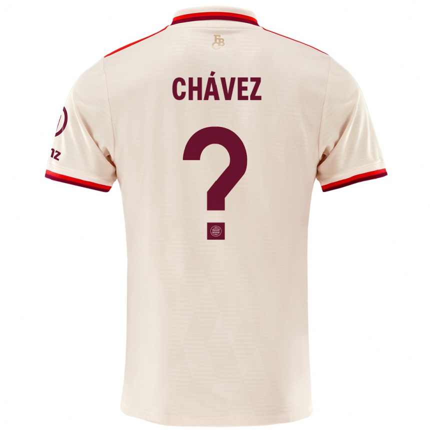 Men Football Felipe Chávez #0 Linen Third Jersey 2024/25 T-Shirt Nz