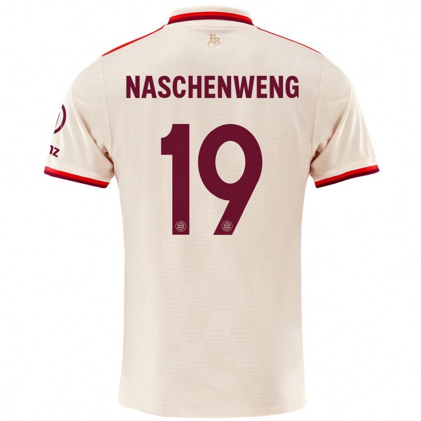 Men Football Katharina Naschenweng #19 Linen Third Jersey 2024/25 T-Shirt Nz