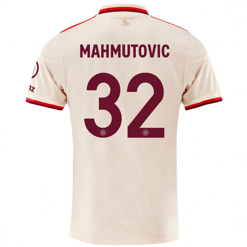 Men Football Ena Mahmutovic #32 Linen Third Jersey 2024/25 T-Shirt Nz