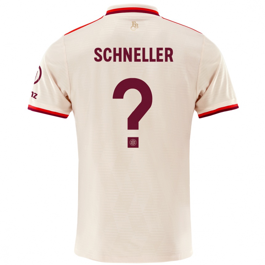 Men Football Lukas Schneller #0 Linen Third Jersey 2024/25 T-Shirt Nz