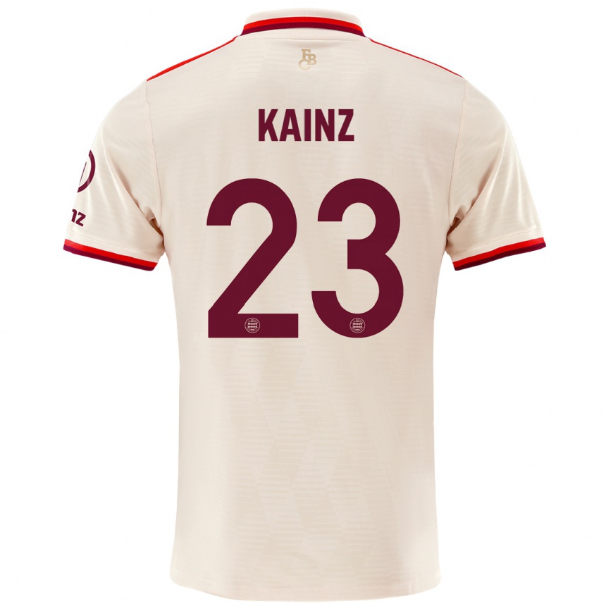 Men Football Manuel Kainz #23 Linen Third Jersey 2024/25 T-Shirt Nz