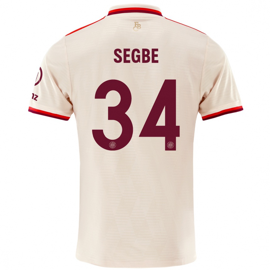 Men Football Désiré Sègbè #34 Linen Third Jersey 2024/25 T-Shirt Nz