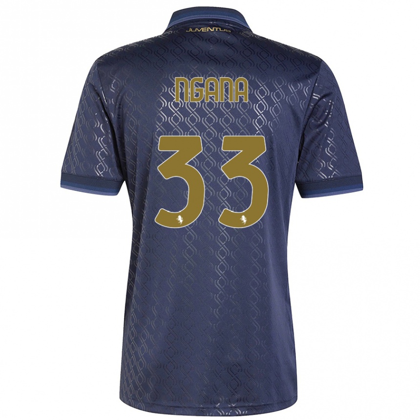 Men Football Valdes Ngana #33 Navy Blue Third Jersey 2024/25 T-Shirt Nz