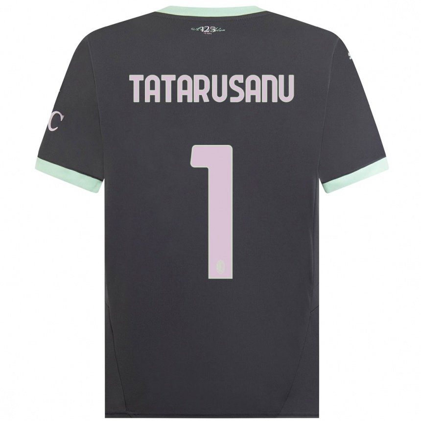 Men Football Ciprian Tatarusanu #1 Grey Third Jersey 2024/25 T-Shirt Nz