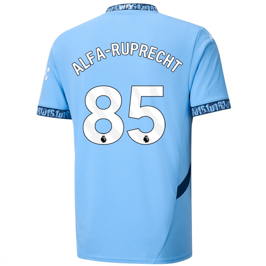 Women Football Farid Alfa-Ruprecht #85 Navy Blue Home Jersey 2024/25 T-Shirt Nz