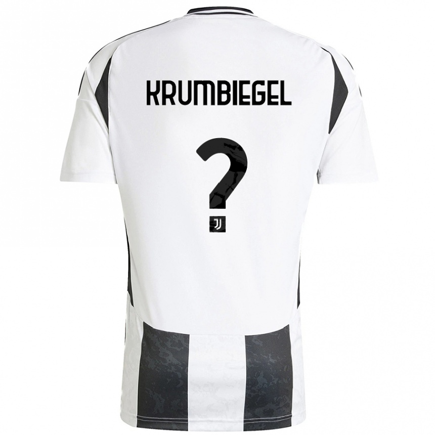 Women Football Paulina Krumbiegel #0 White Black Home Jersey 2024/25 T-Shirt Nz