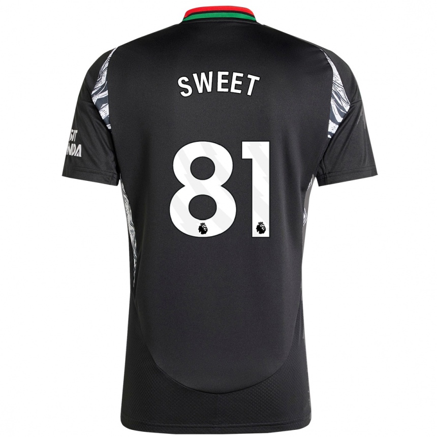 Women Football Will Sweet #81 Black Away Jersey 2024/25 T-Shirt Nz