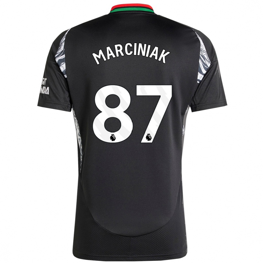 Women Football Alex Marciniak #87 Black Away Jersey 2024/25 T-Shirt Nz