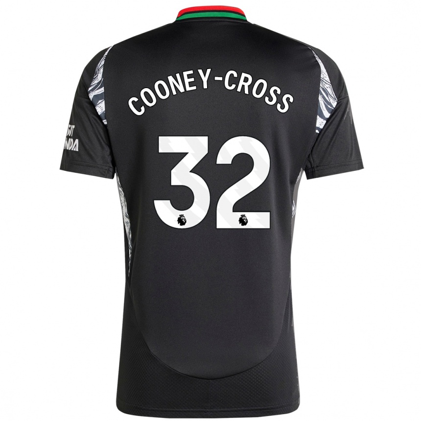 Women Football Kyra Cooney-Cross #32 Black Away Jersey 2024/25 T-Shirt Nz