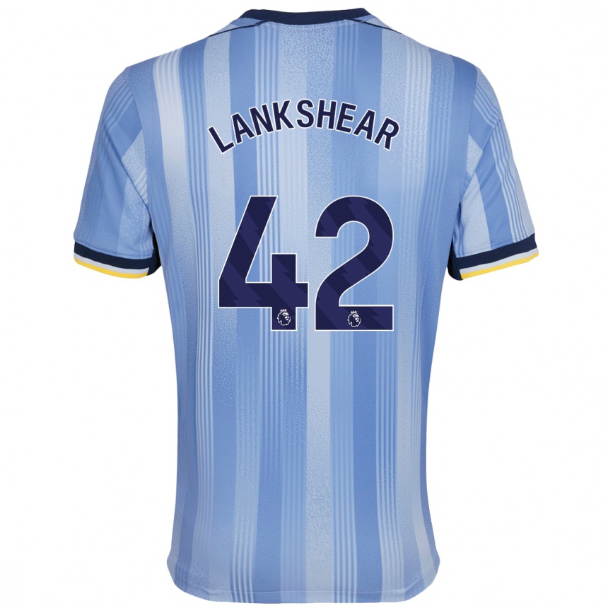 Women Football Will Lankshear #42 Light Blue Away Jersey 2024/25 T-Shirt Nz