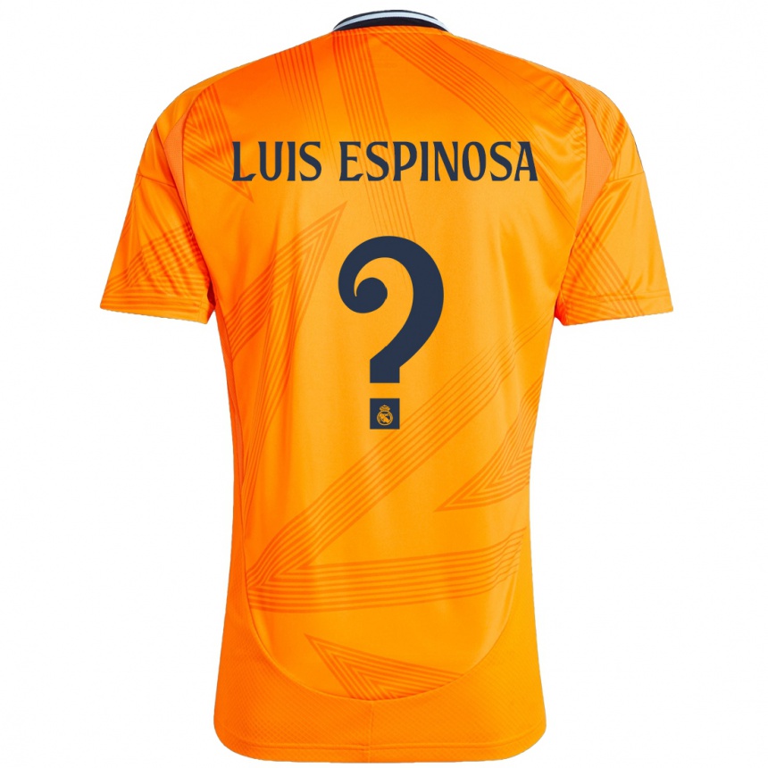 Women Football José Luis Espinosa #0 Orange Away Jersey 2024/25 T-Shirt Nz