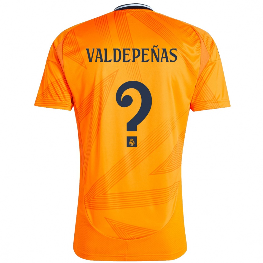 Women Football Víctor Valdepeñas #0 Orange Away Jersey 2024/25 T-Shirt Nz