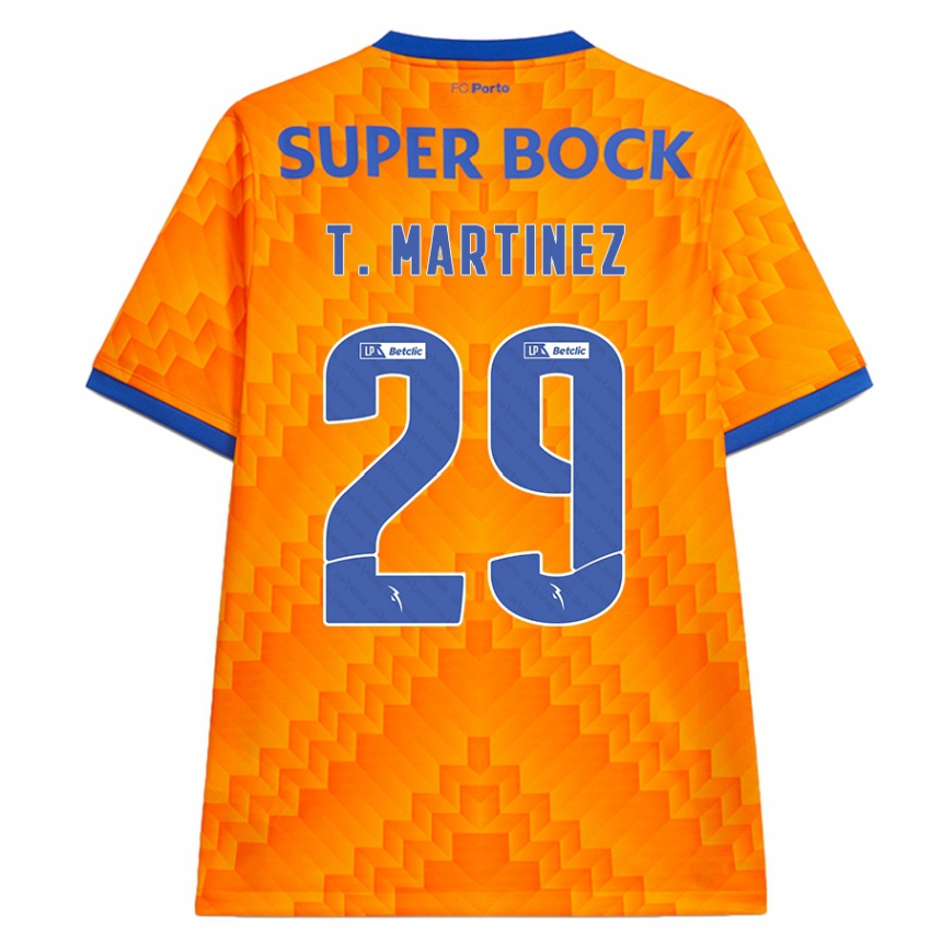 Women Football Toni Martínez #29 Orange Away Jersey 2024/25 T-Shirt Nz