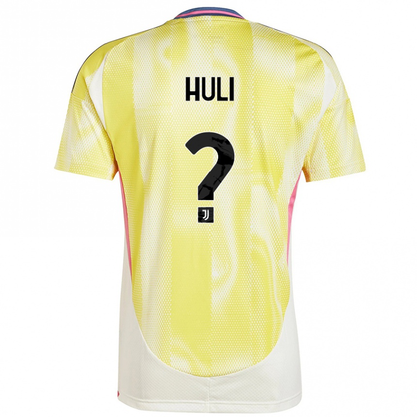 Women Football Raffaele Huli #0 Solar Yellow Away Jersey 2024/25 T-Shirt Nz