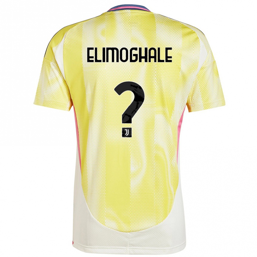 Women Football Destiny Elimoghale #0 Solar Yellow Away Jersey 2024/25 T-Shirt Nz