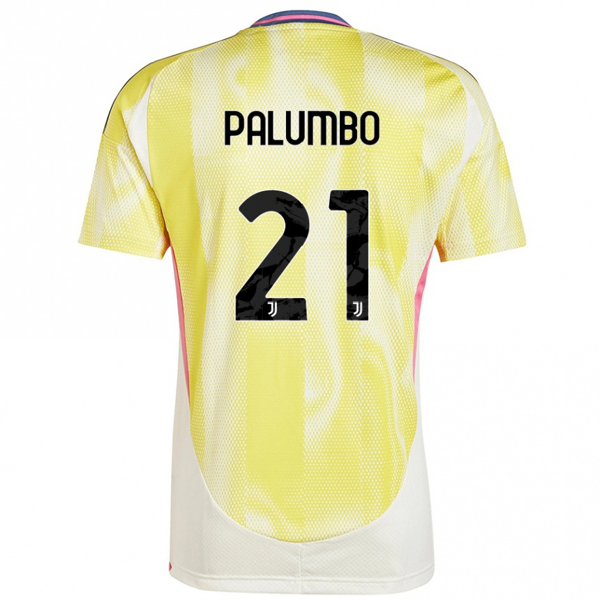 Women Football Martin Palumbo #21 Solar Yellow Away Jersey 2024/25 T-Shirt Nz