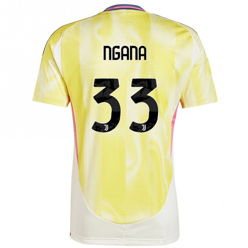 Women Football Valdes Ngana #33 Solar Yellow Away Jersey 2024/25 T-Shirt Nz