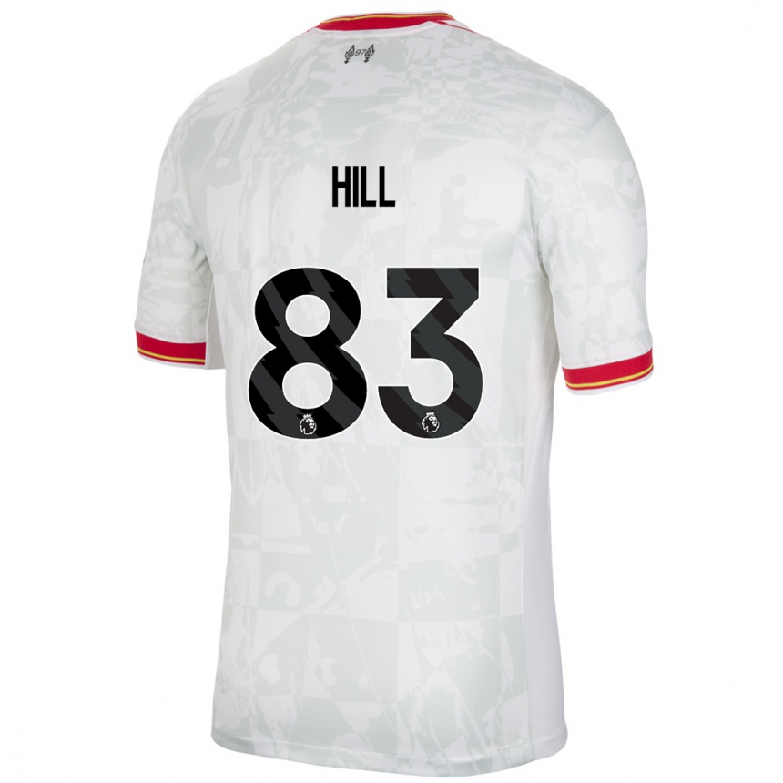 Women Football Thomas Hill #83 White Red Black Third Jersey 2024/25 T-Shirt Nz