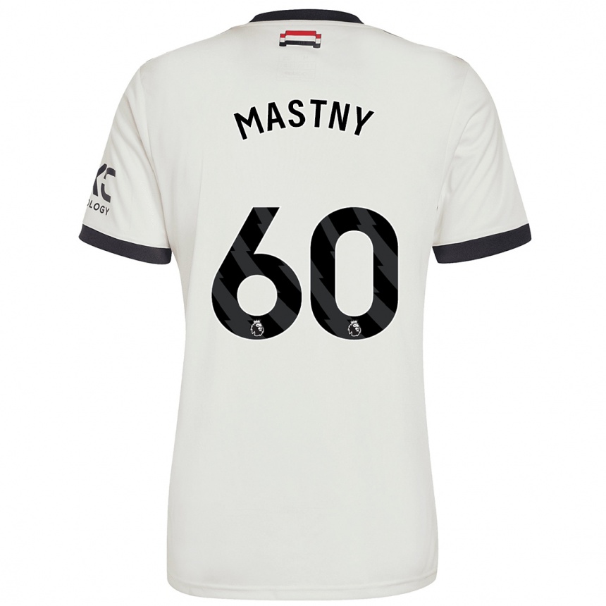 Women Football Ondrej Mastny #60 Off White Third Jersey 2024/25 T-Shirt Nz