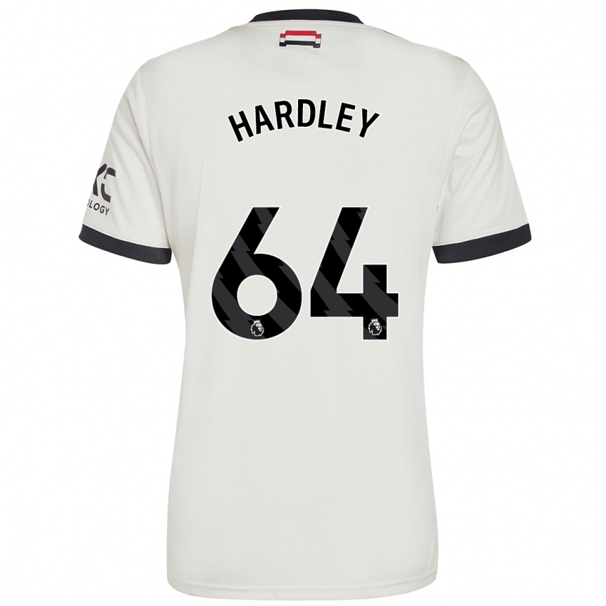 Women Football Bjorn Hardley #64 Off White Third Jersey 2024/25 T-Shirt Nz