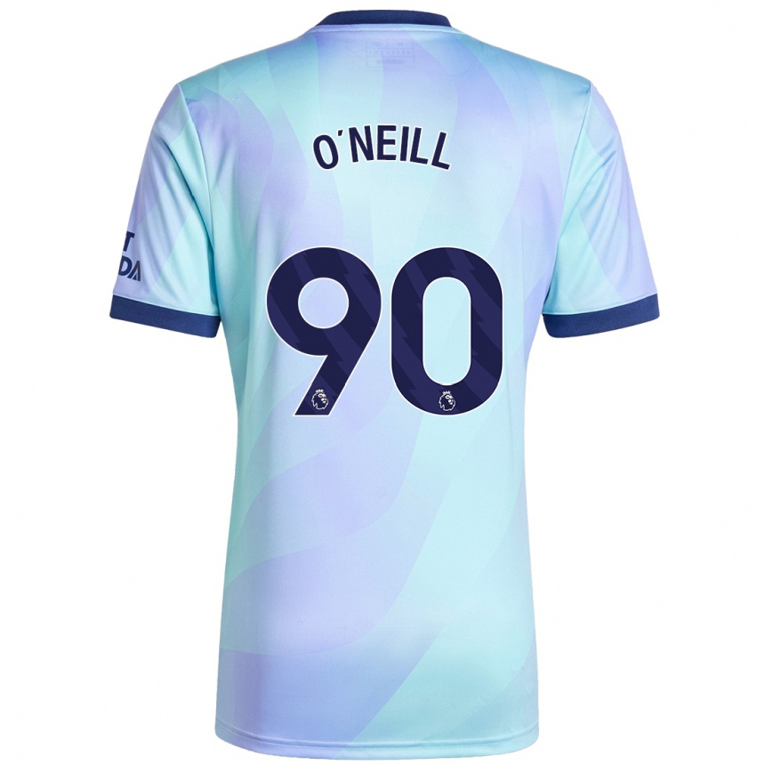 Women Football Ceadach O'neill #90 Aqua Third Jersey 2024/25 T-Shirt Nz