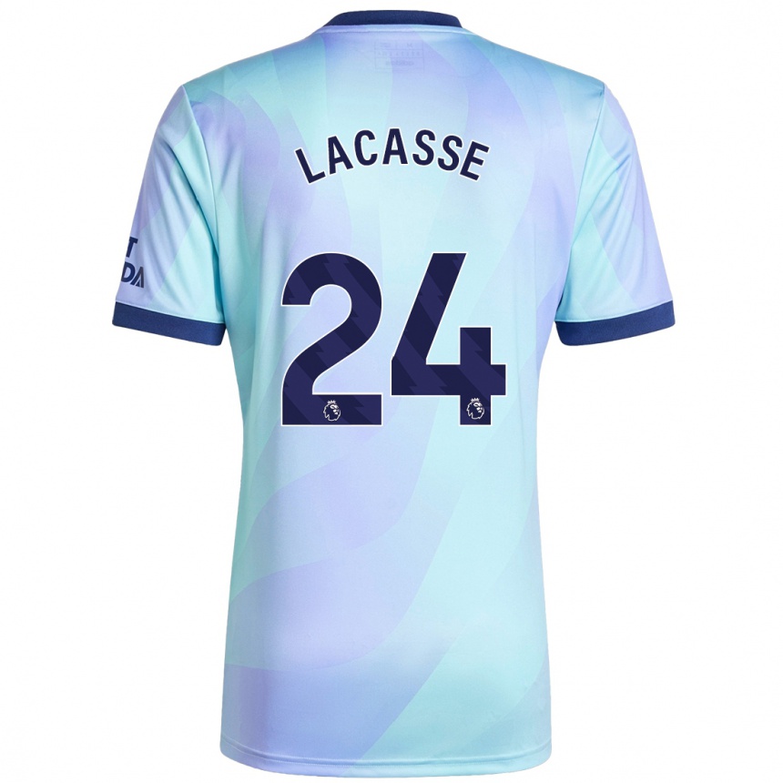 Women Football Cloé Lacasse #24 Aqua Third Jersey 2024/25 T-Shirt Nz