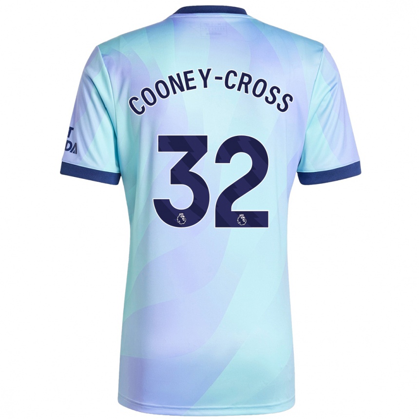 Women Football Kyra Cooney-Cross #32 Aqua Third Jersey 2024/25 T-Shirt Nz