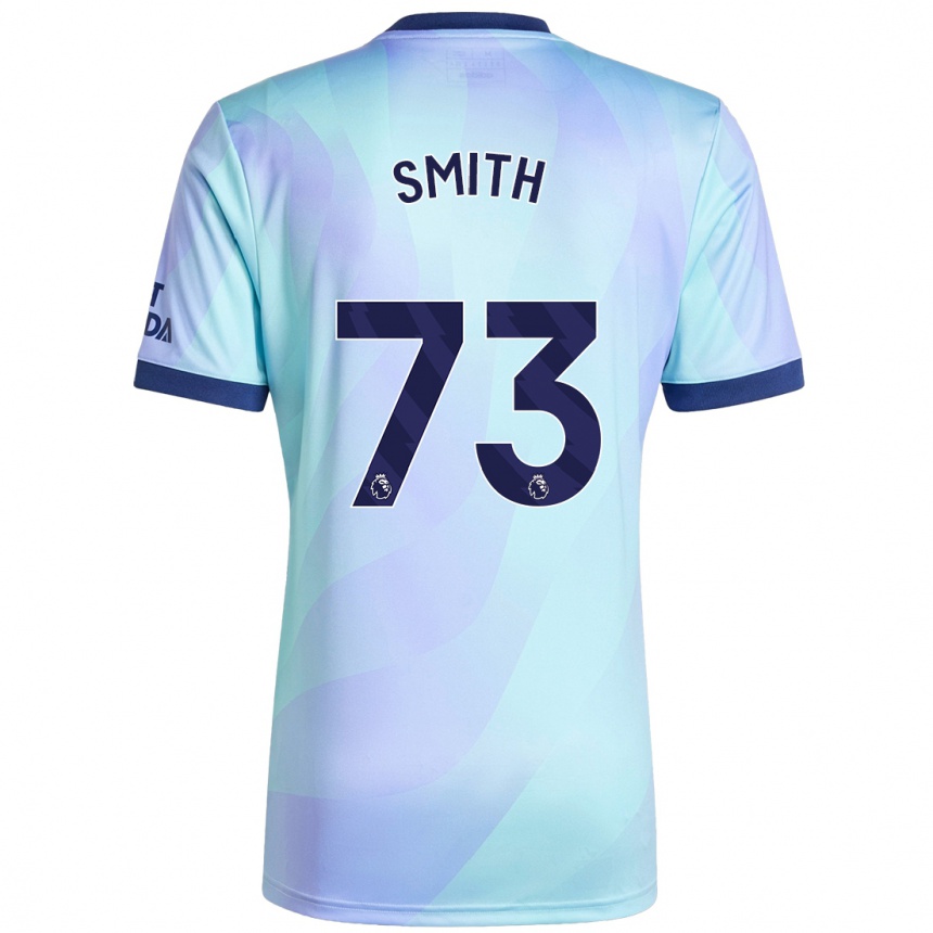 Women Football Tom Smith #73 Aqua Third Jersey 2024/25 T-Shirt Nz