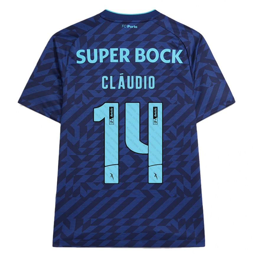 Women Football Cláudio Ramos #14 Navy Blue Third Jersey 2024/25 T-Shirt Nz