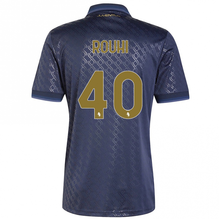 Women Football Jonas Rouhi #40 Navy Blue Third Jersey 2024/25 T-Shirt Nz