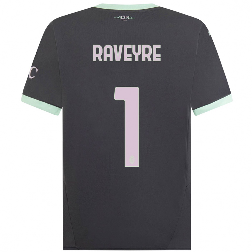 Women Football Noah Raveyre #1 Grey Third Jersey 2024/25 T-Shirt Nz