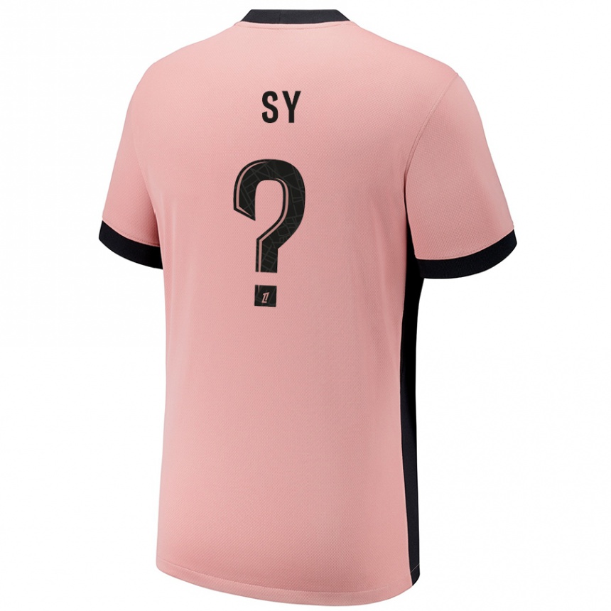 Women Football Bocar Sy #0 Rust Pink Third Jersey 2024/25 T-Shirt Nz