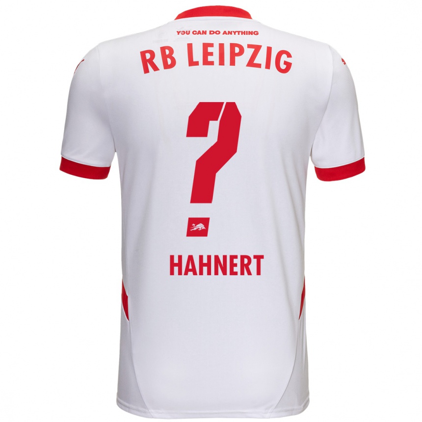 Kids Football Ole Hähnert #0 White Red Home Jersey 2024/25 T-Shirt Nz