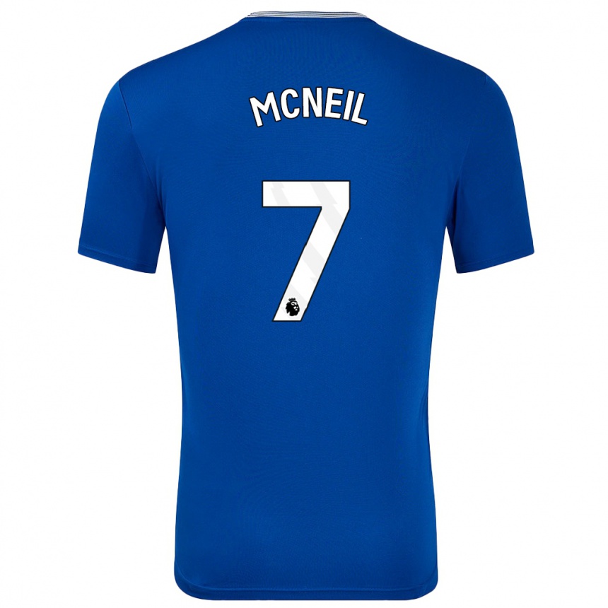 Kids Football Dwight Mcneil #7 Blue With Home Jersey 2024/25 T-Shirt Nz