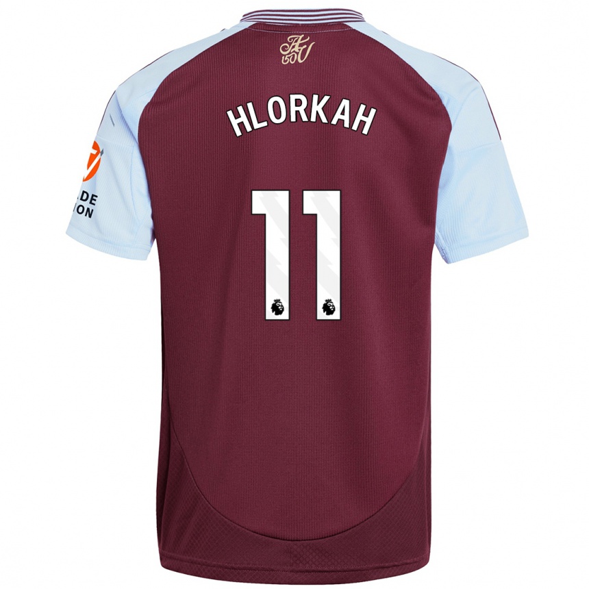 Kids Football Chantelle Boye-Hlorkah #11 Burgundy Sky Blue Home Jersey 2024/25 T-Shirt Nz