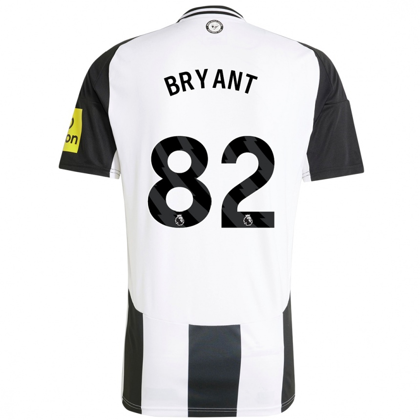 Kids Football Thomas Bryant #82 White Black Home Jersey 2024/25 T-Shirt Nz