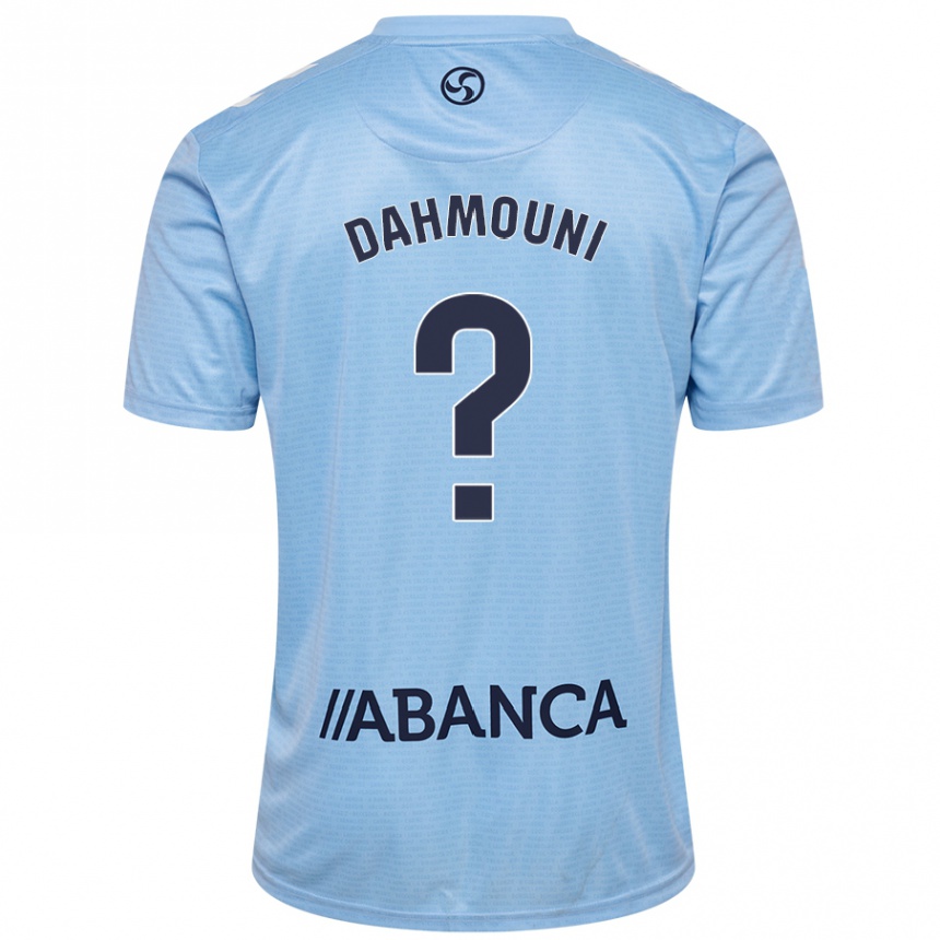 Kids Football Moha Dahmouni #0 Sky Blue Home Jersey 2024/25 T-Shirt Nz