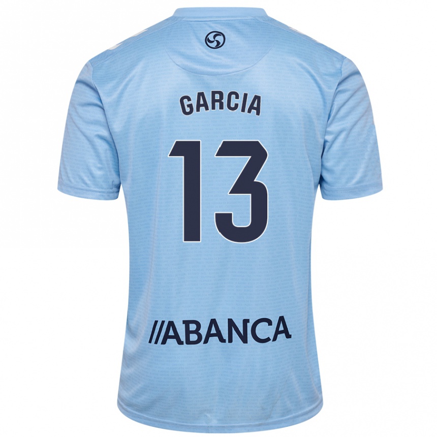 Kids Football Raúl García #13 Sky Blue Home Jersey 2024/25 T-Shirt Nz