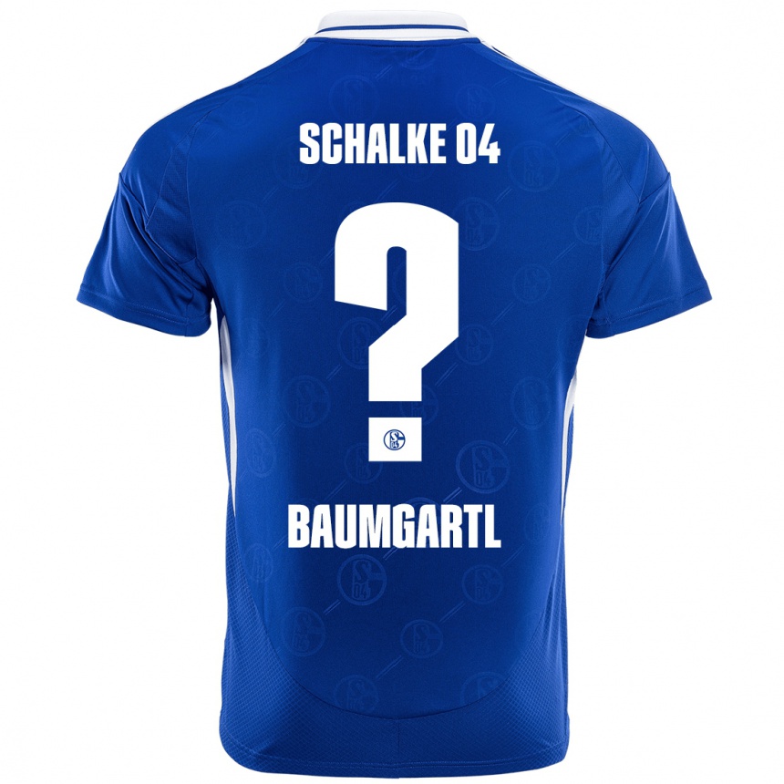 Kids Football Timo Baumgartl #0 Royal Blue Home Jersey 2024/25 T-Shirt Nz