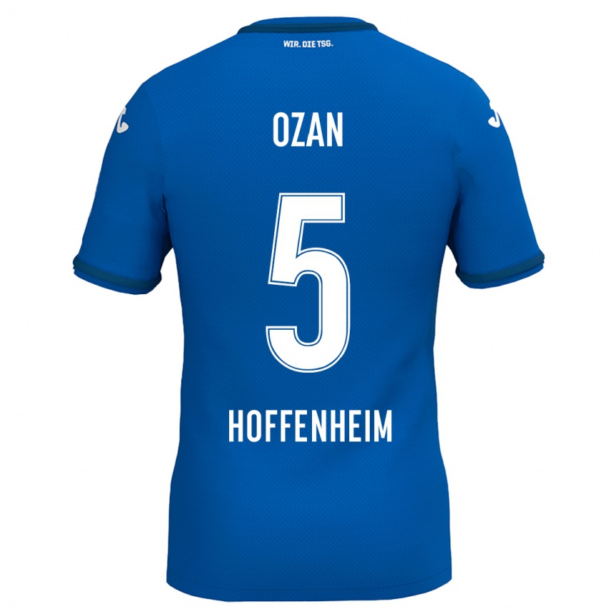 Kids Football Ozan Kabak #5 Royal Blue Home Jersey 2024/25 T-Shirt Nz