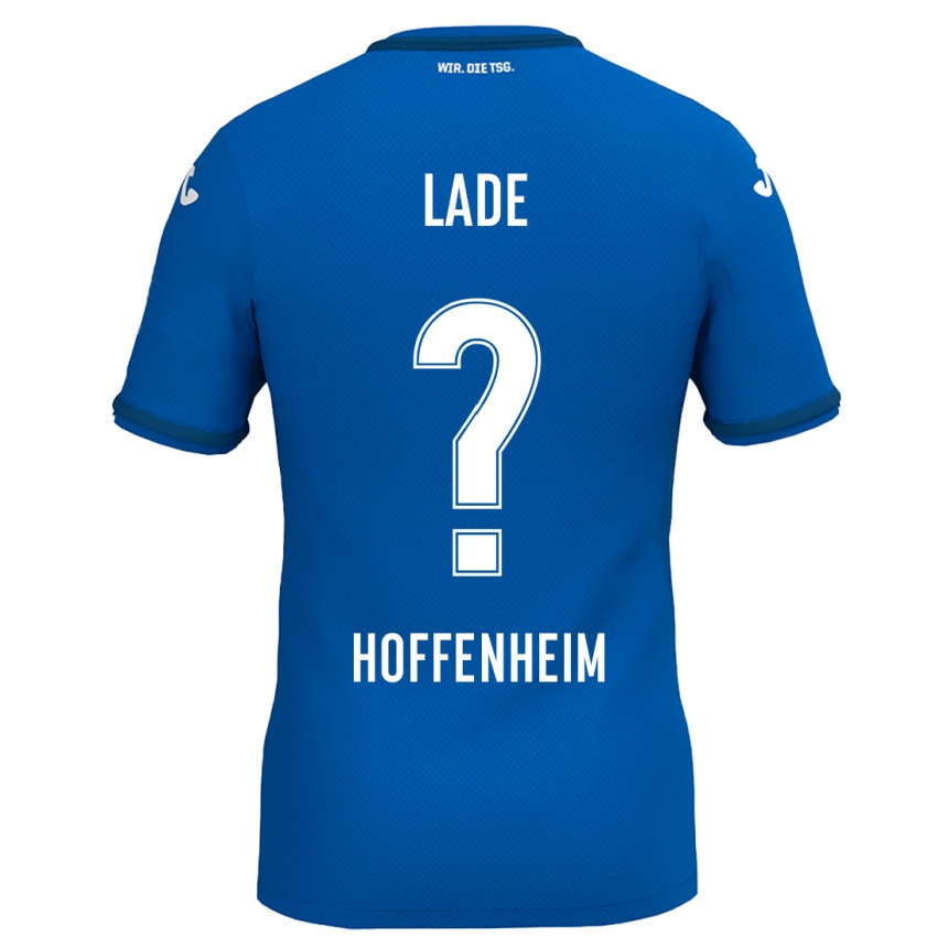 Kids Football Benjamin Lade #0 Royal Blue Home Jersey 2024/25 T-Shirt Nz